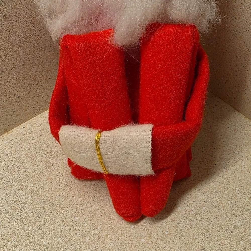 Vintage Santa Claus Knee Hugger Elf Doll‎ 12